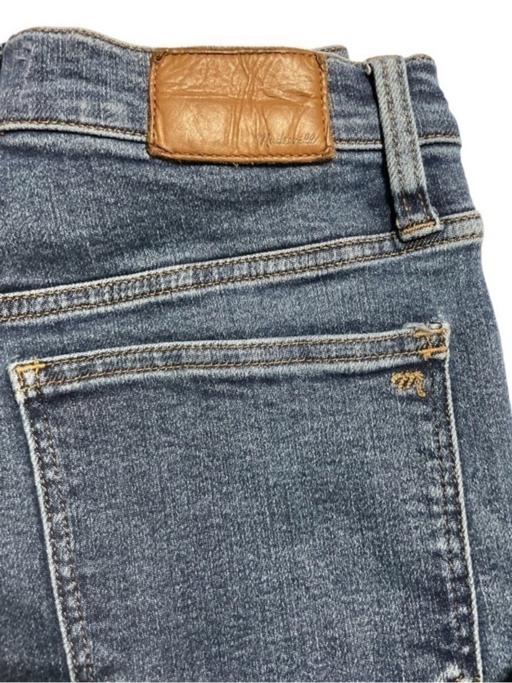 Madewell High Rise / waisted Skinny Womens 29 Stretch Dark Wash Denim Jeans - Picture 7 of 14